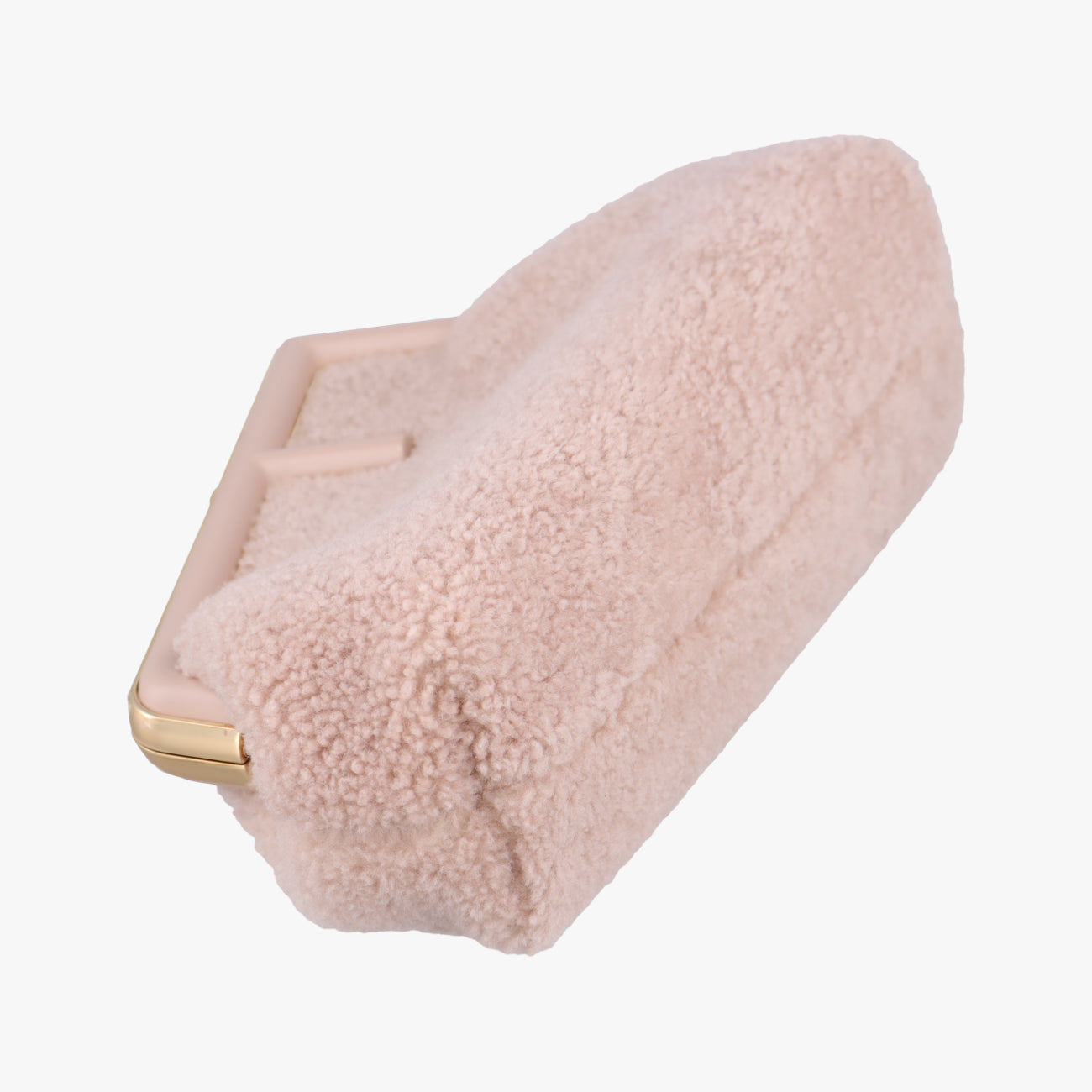 Pre-owned Fendi First Pink fur 8BP129 shoulderbag | stylenewstar