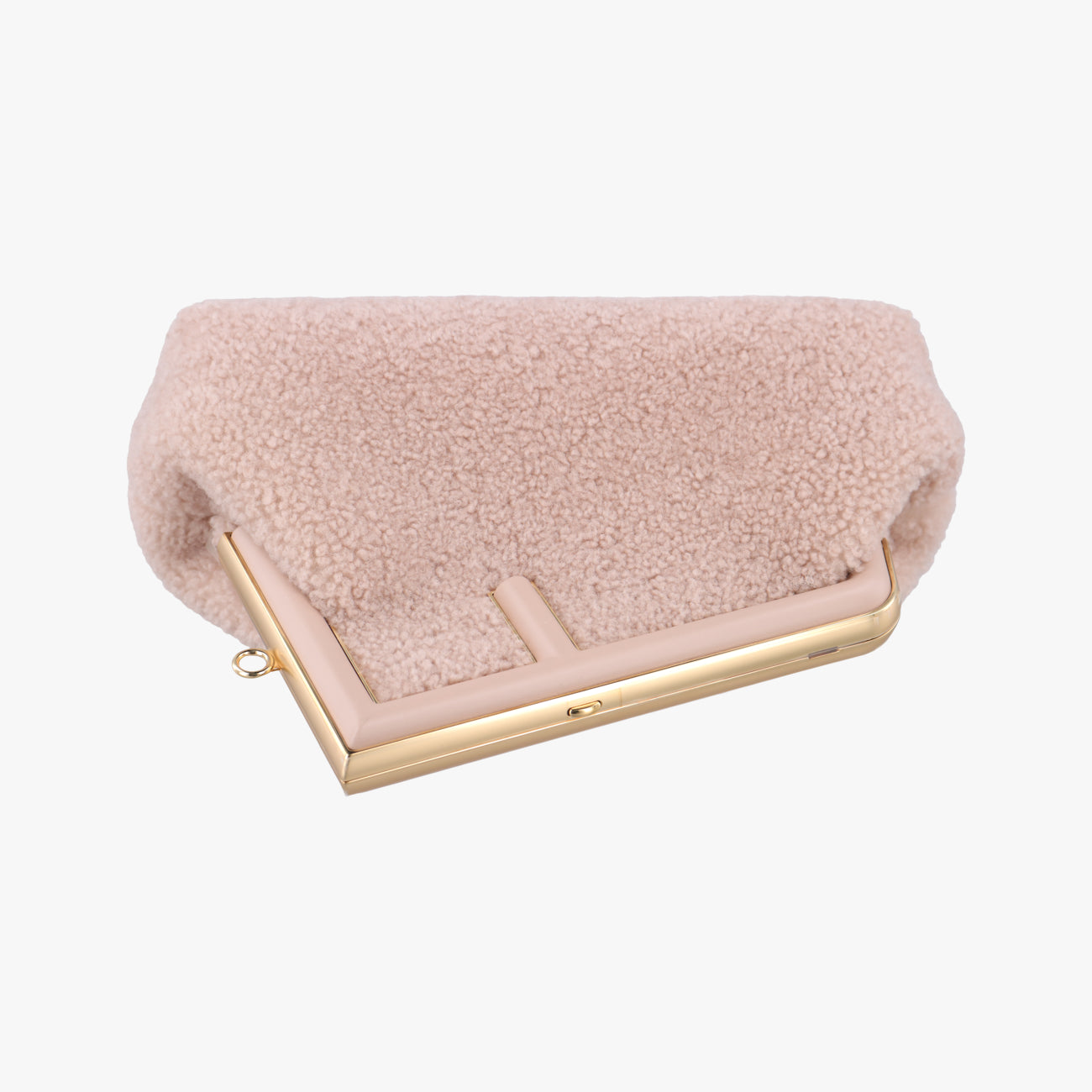 Pre-owned Fendi First Pink fur 8BP129 shoulderbag | stylenewstar