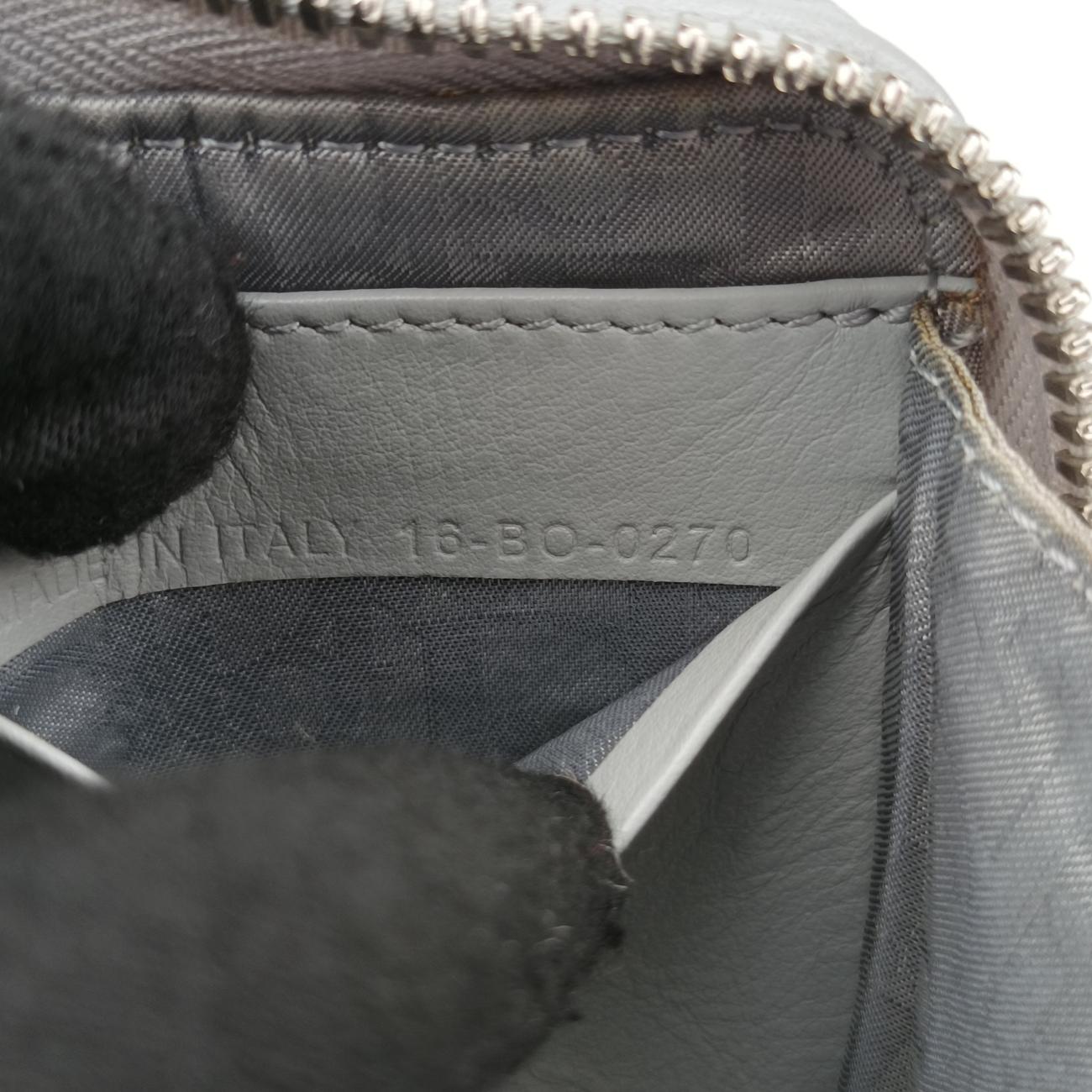 Pre-owned Christian Dior Air Jordan Wings Messenger Grey Leather  shoulderbag | stylenewstar