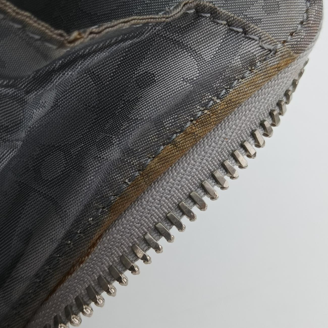 Pre-owned Christian Dior Air Jordan Wings Messenger Grey Leather  shoulderbag | stylenewstar