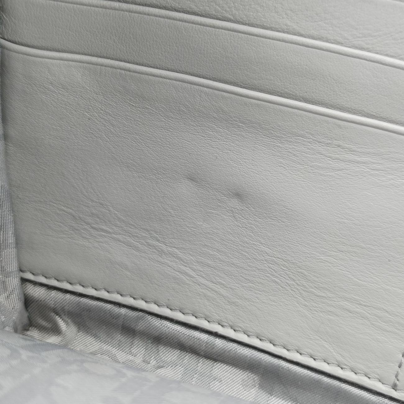 Pre-owned Christian Dior Air Jordan Wings Messenger Grey Leather  shoulderbag | stylenewstar