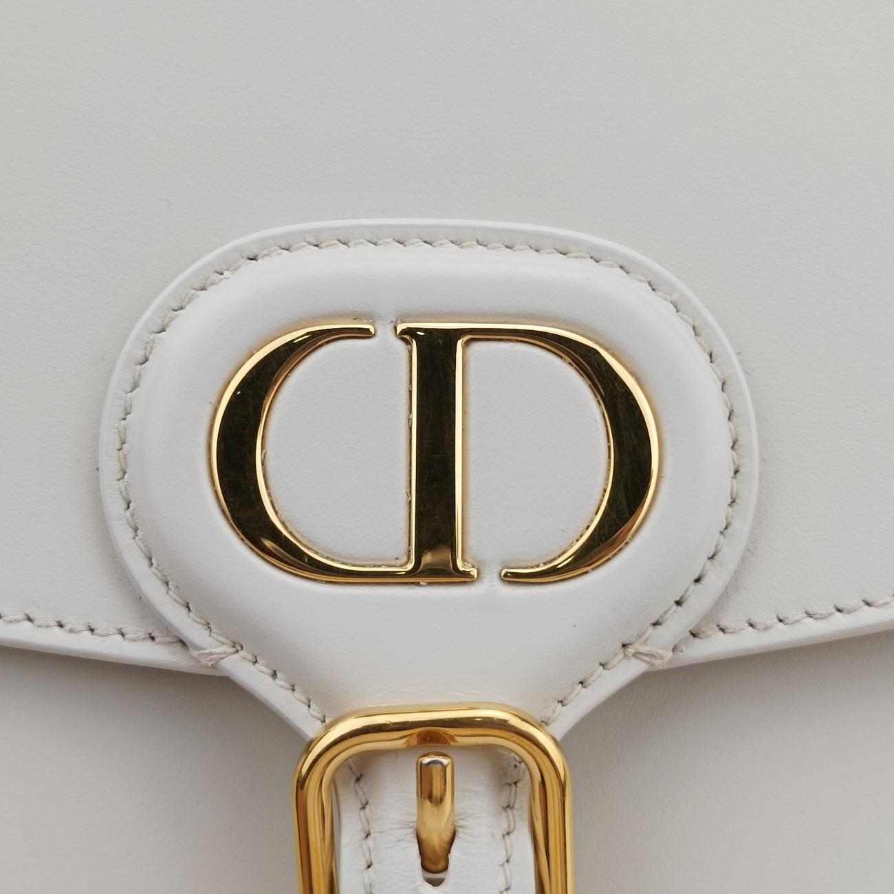 Vintage Christian Dior Bobby White leather  shoulderbag | stylenewstar