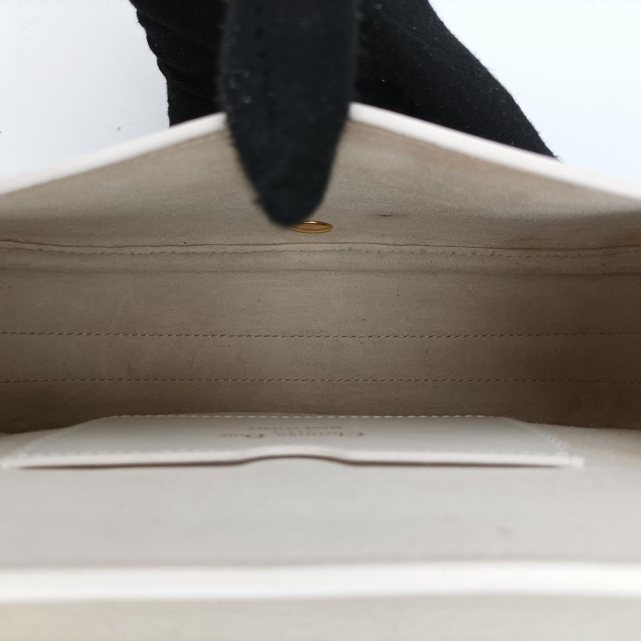 Vintage Christian Dior Bobby White leather  shoulderbag | stylenewstar