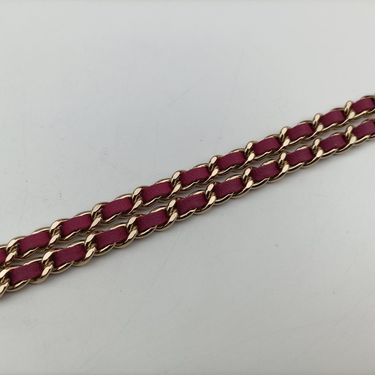 Pre-owned Chanel ROUND SHEARLING COCO NEIGE pink Fur x Leather  AP0932 shoulderbag | stylenewstar