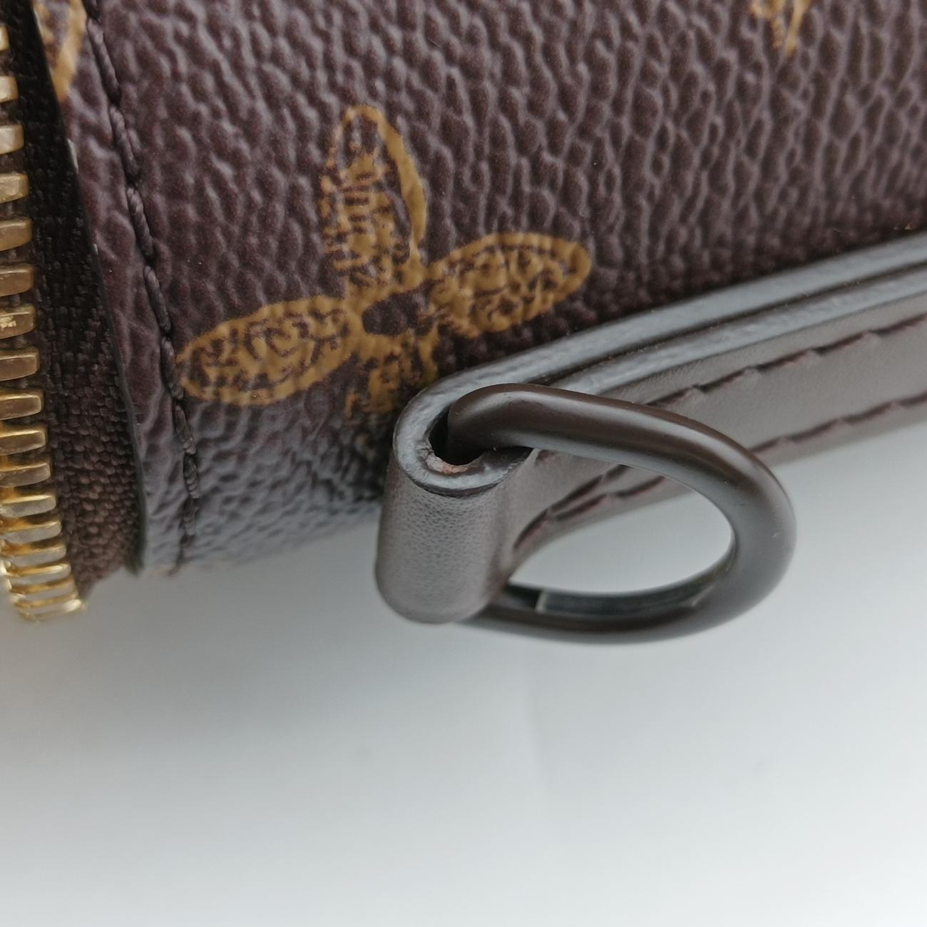 Pre-owned Louis Vuitton VERTICAL BOX TRUNK brown×green Monogram Canvas×calf leather M59664 shoulderbag | stylenewstar