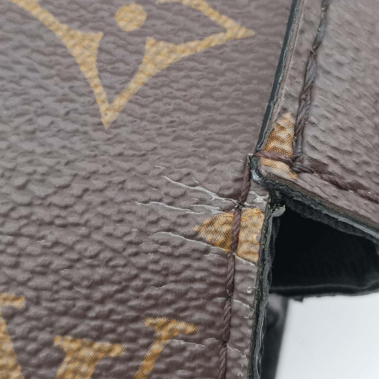 Pre-owned Louis Vuitton S-LOCK EBENE Damier Canvas M82535 shoulderbag | stylenewstar