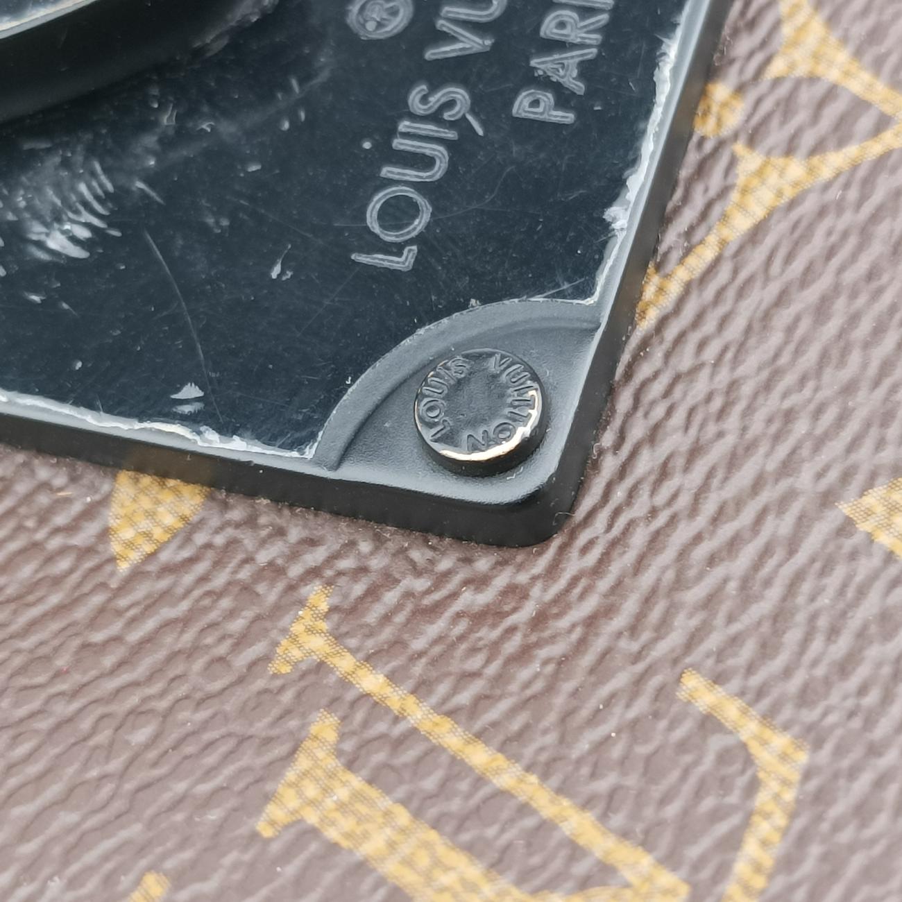 Pre-owned Louis Vuitton S-LOCK EBENE Damier Canvas M82535 shoulderbag | stylenewstar