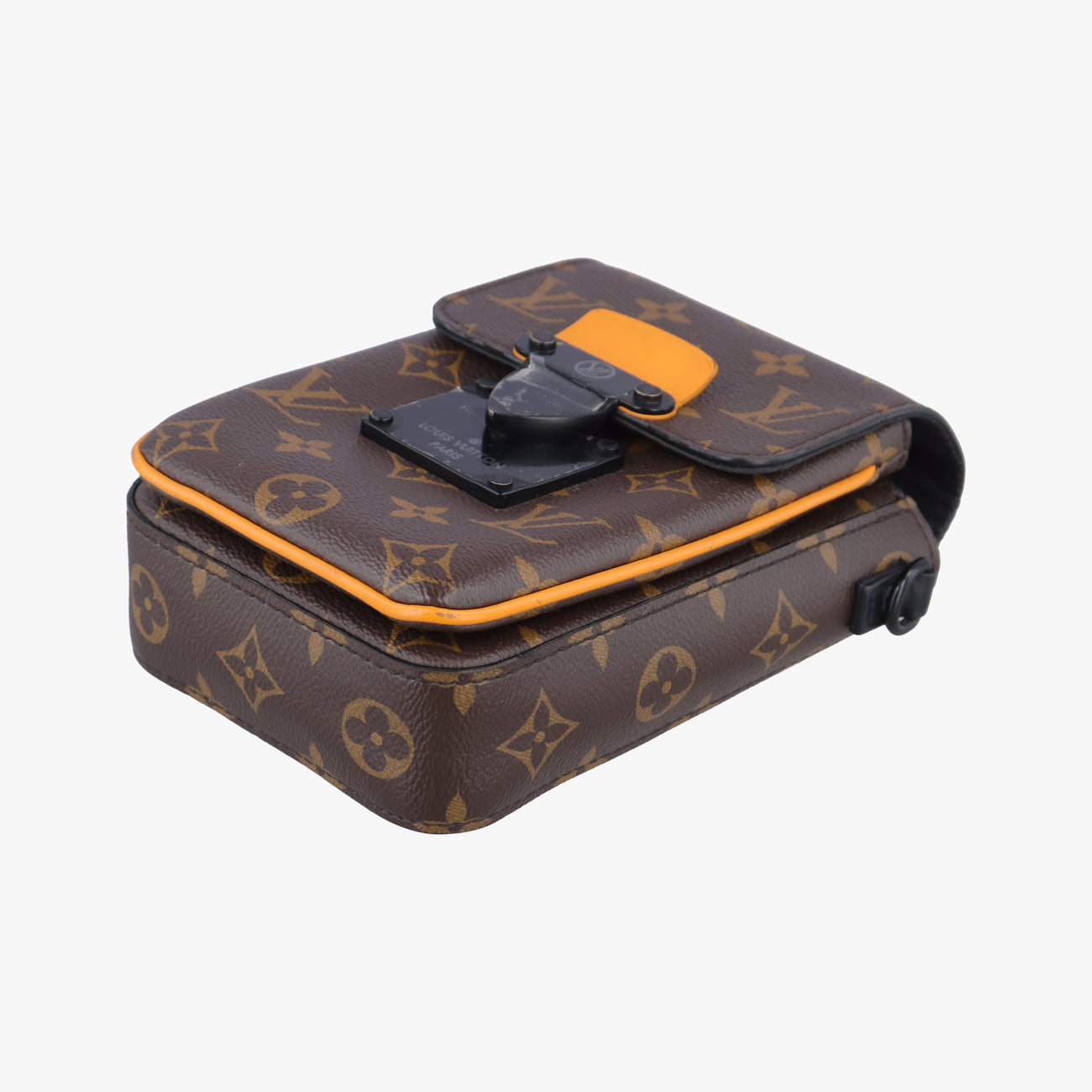 Pre-owned Louis Vuitton S-LOCK EBENE Damier Canvas M82535 shoulderbag | stylenewstar