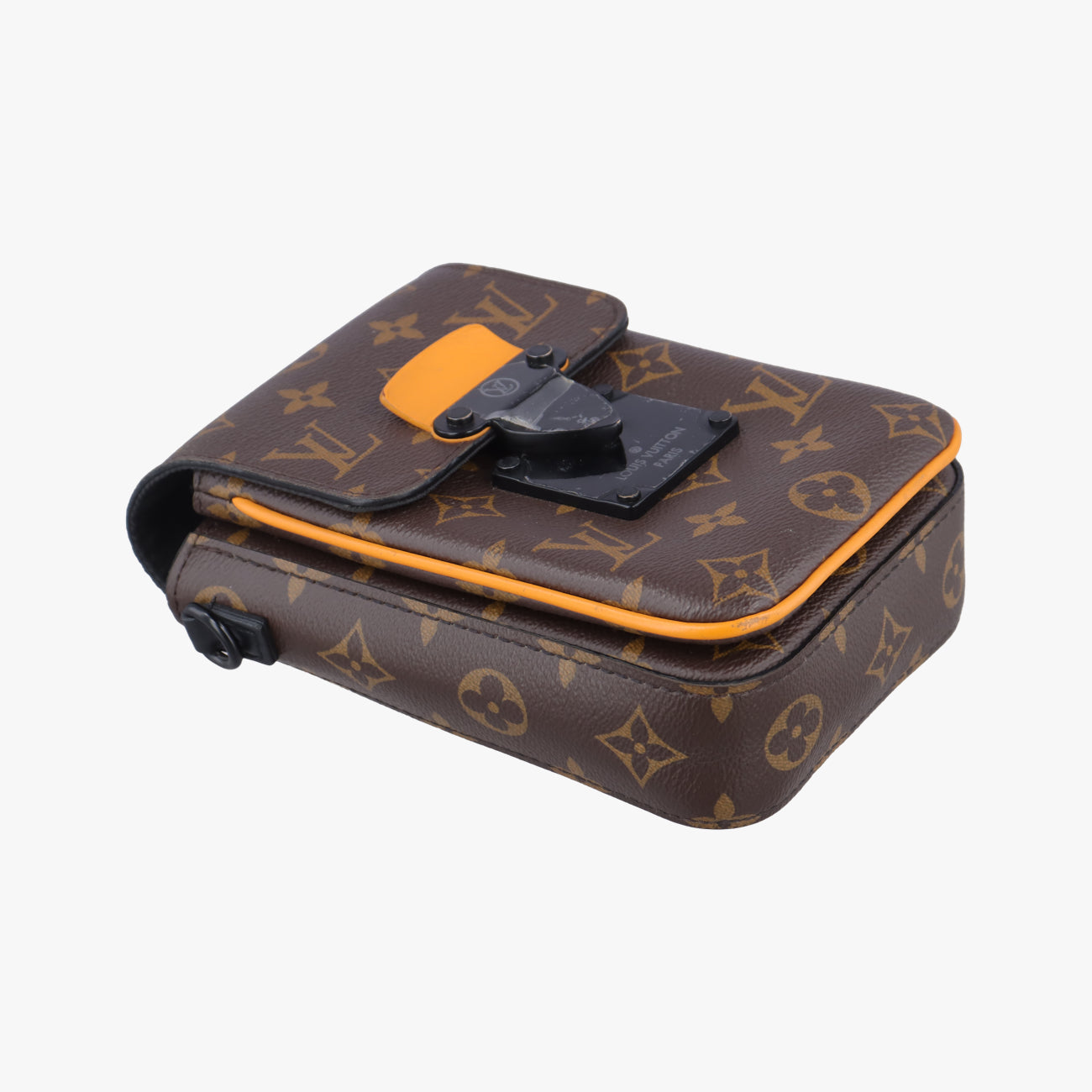 Pre-owned Louis Vuitton S-LOCK EBENE Damier Canvas M82535 shoulderbag | stylenewstar