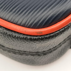 DANUBE SLIM PM NM Navy x Blue x Noir Epi×DAMIER GRAPHITE FO2168