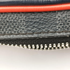 DANUBE SLIM PM NM Navy x Blue x Noir Epi×DAMIER GRAPHITE FO2168