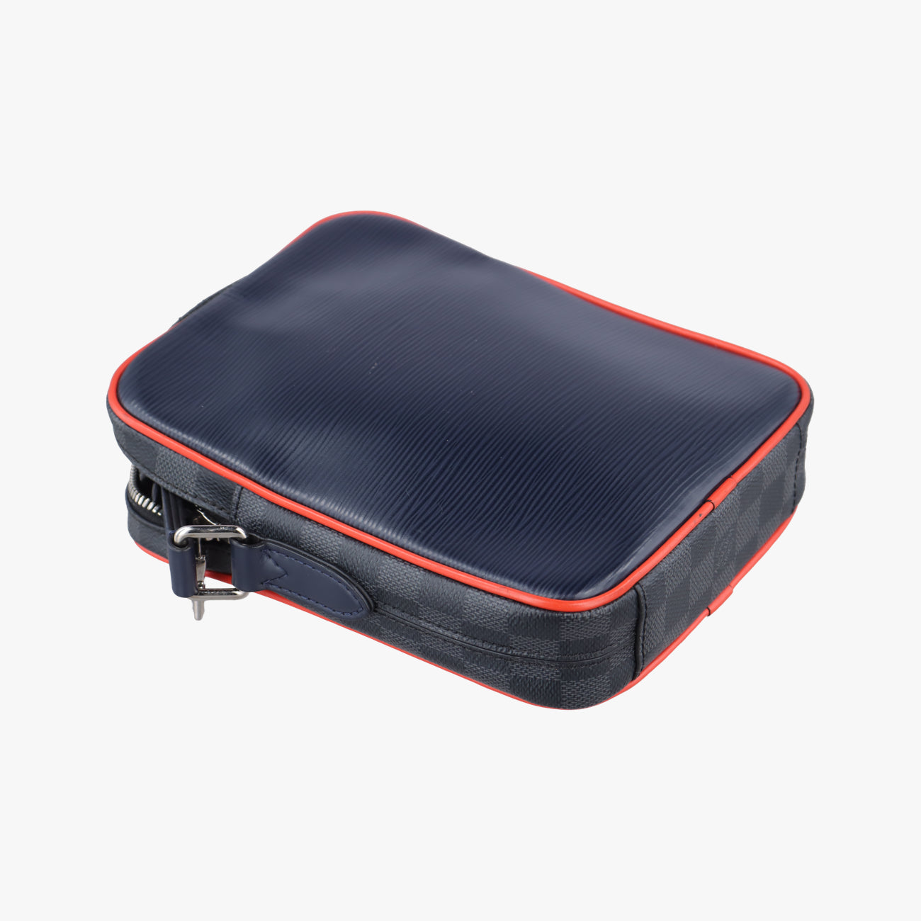 DANUBE SLIM PM NM Navy x Blue x Noir Epi×DAMIER GRAPHITE FO2168