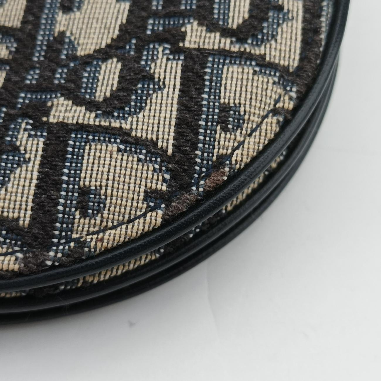 Vintage Christian Dior Saddle Navy Fabric  shoulderbag | stylenewstar