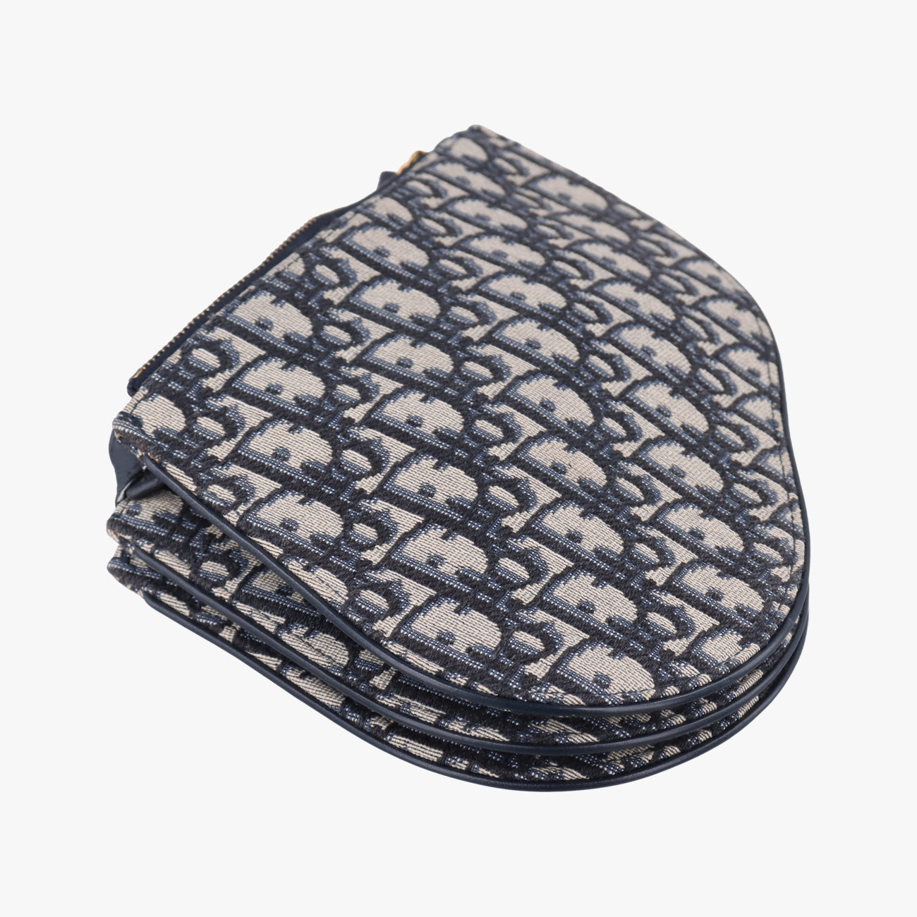 Vintage Christian Dior Saddle Navy Fabric  shoulderbag | stylenewstar