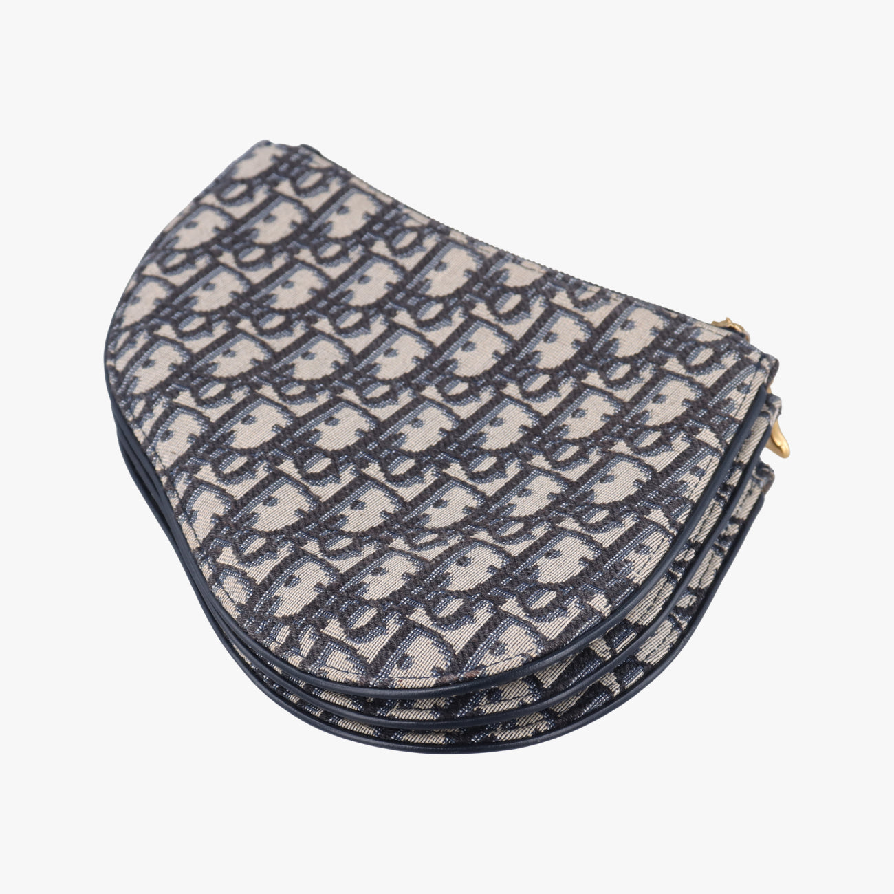 Vintage Christian Dior Saddle Navy Fabric  shoulderbag | stylenewstar