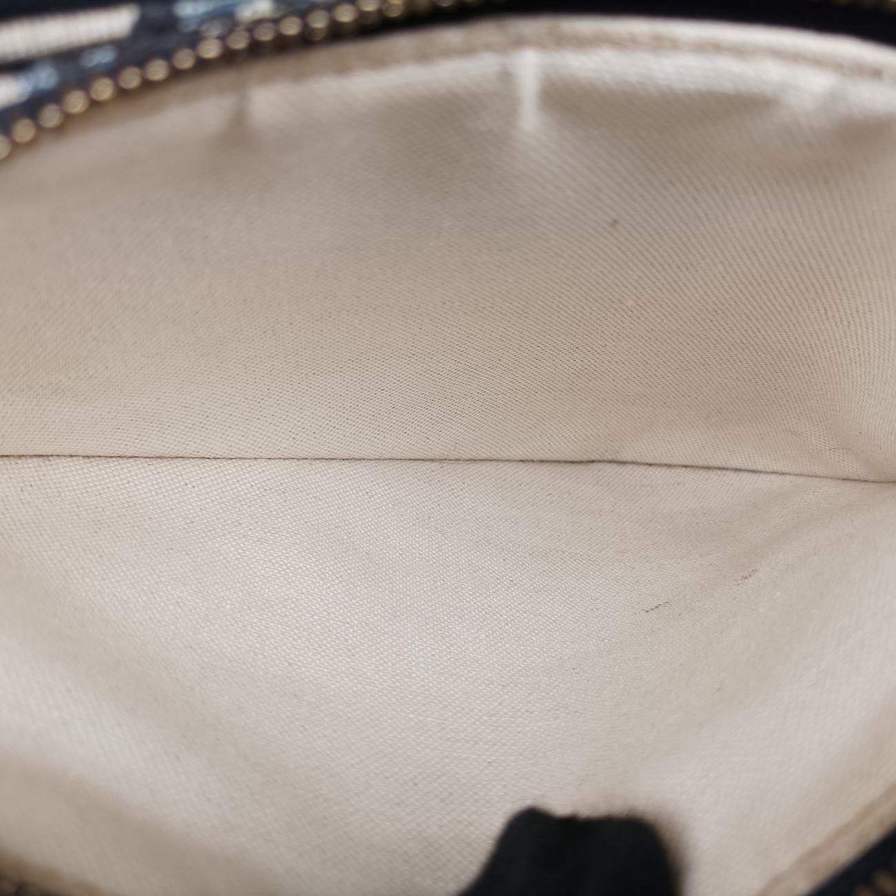 Vintage Christian Dior Saddle Navy Fabric  shoulderbag | stylenewstar