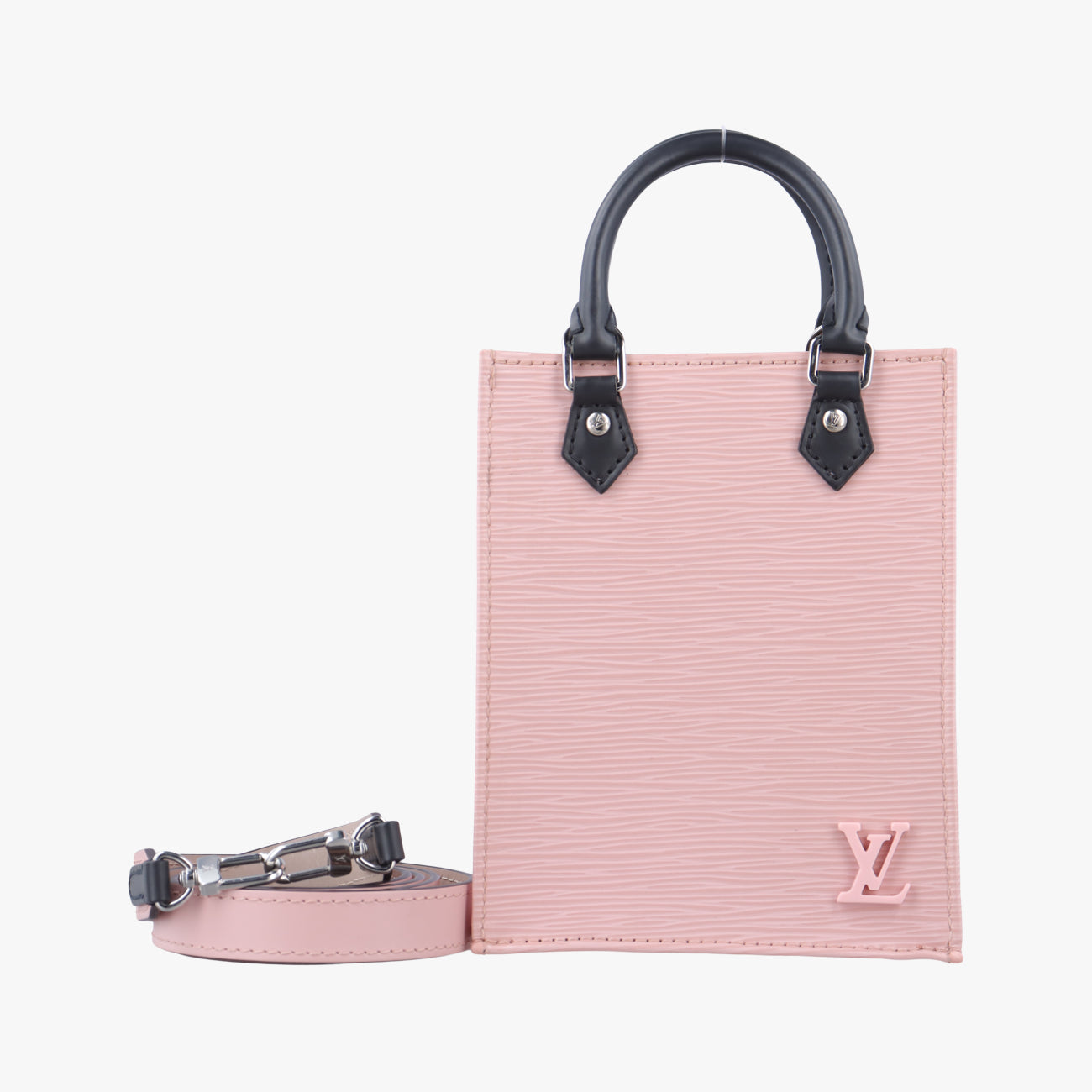 Pre-owned Louis Vuitton Petit Sac Plat ROSE BALLERIN Epi M69575 shoulderbag | stylenewstar