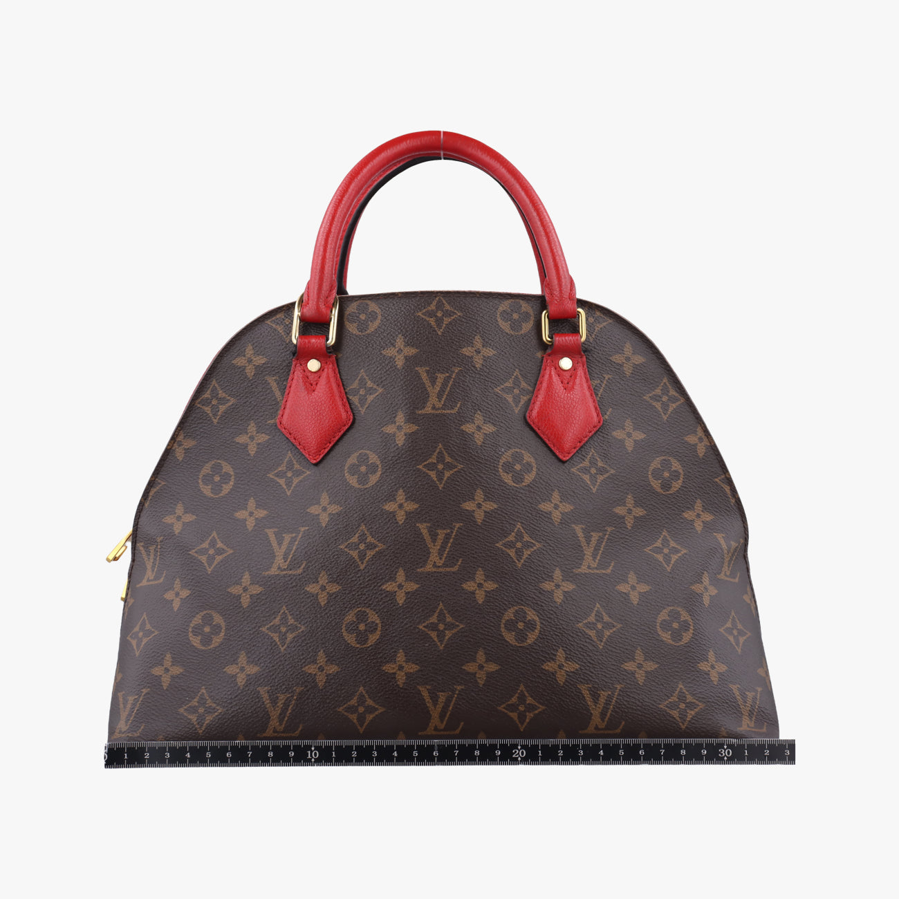 Alma Bag Into Bag Brown ×Rouge Monogram Canvas×calf leather SP3196
