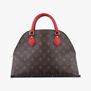 Alma Bag Into Bag Brown ×Rouge Monogram Canvas×calf leather SP3196