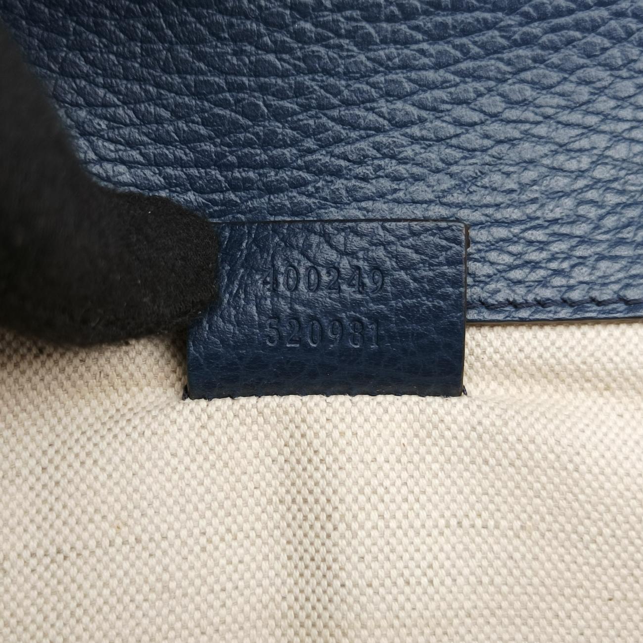 Pre-owned Gucci Dionysus Blue Leather 400249 shoulderbag | stylenewstar