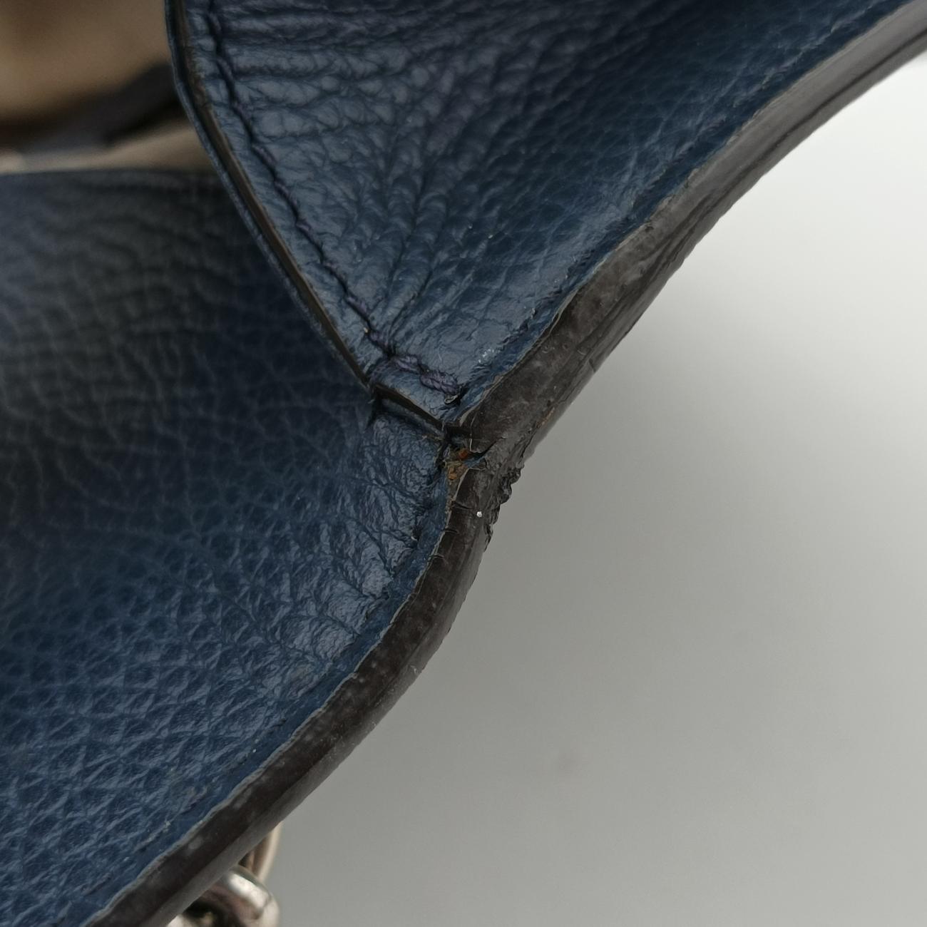 Pre-owned Gucci Dionysus Blue Leather 400249 shoulderbag | stylenewstar