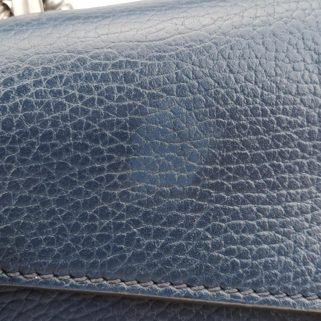 Pre-owned Gucci Dionysus Blue Leather 400249 shoulderbag | stylenewstar