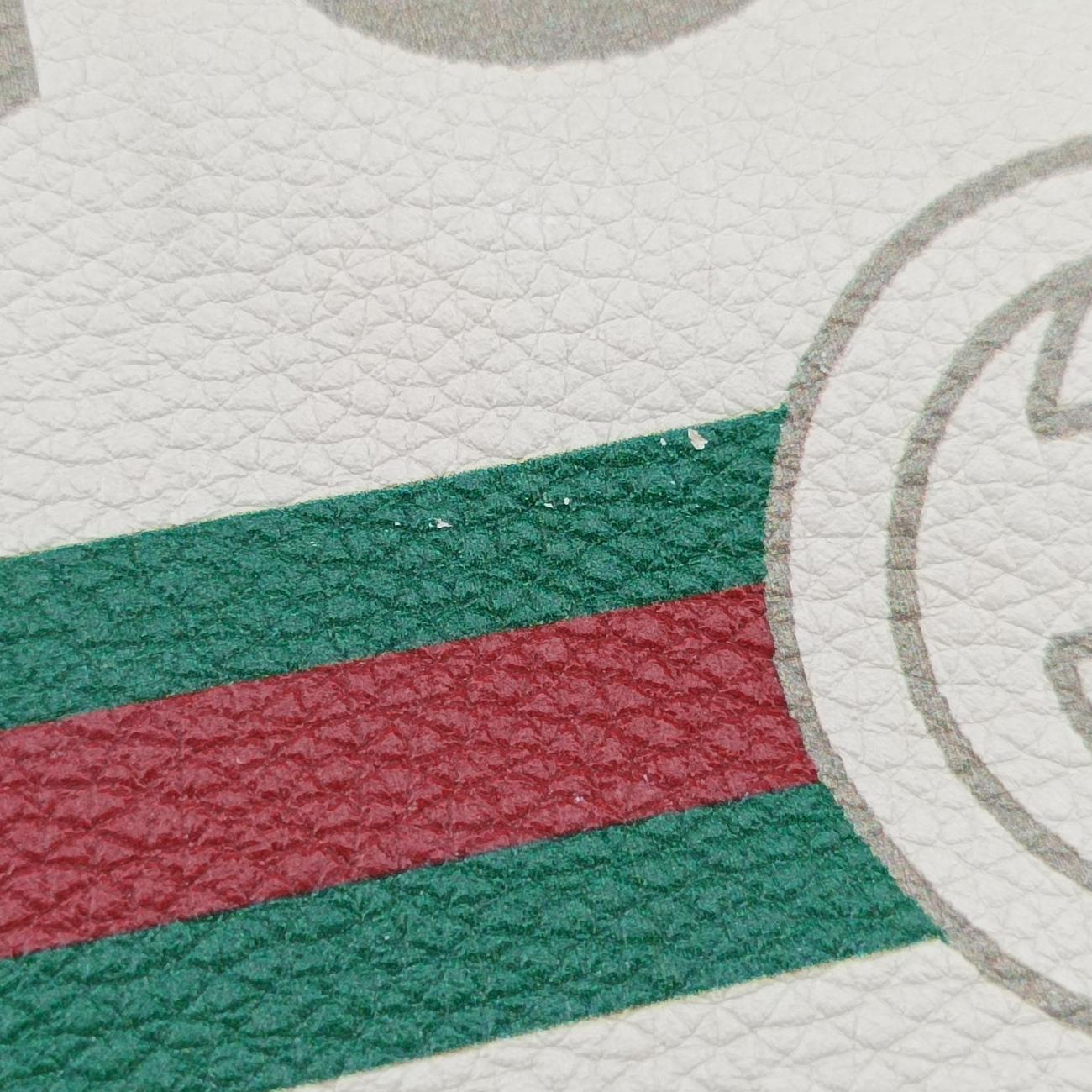 Secondhand Gucci Gucci print White Leather 494053 backpack/rucksack | stylenewstar