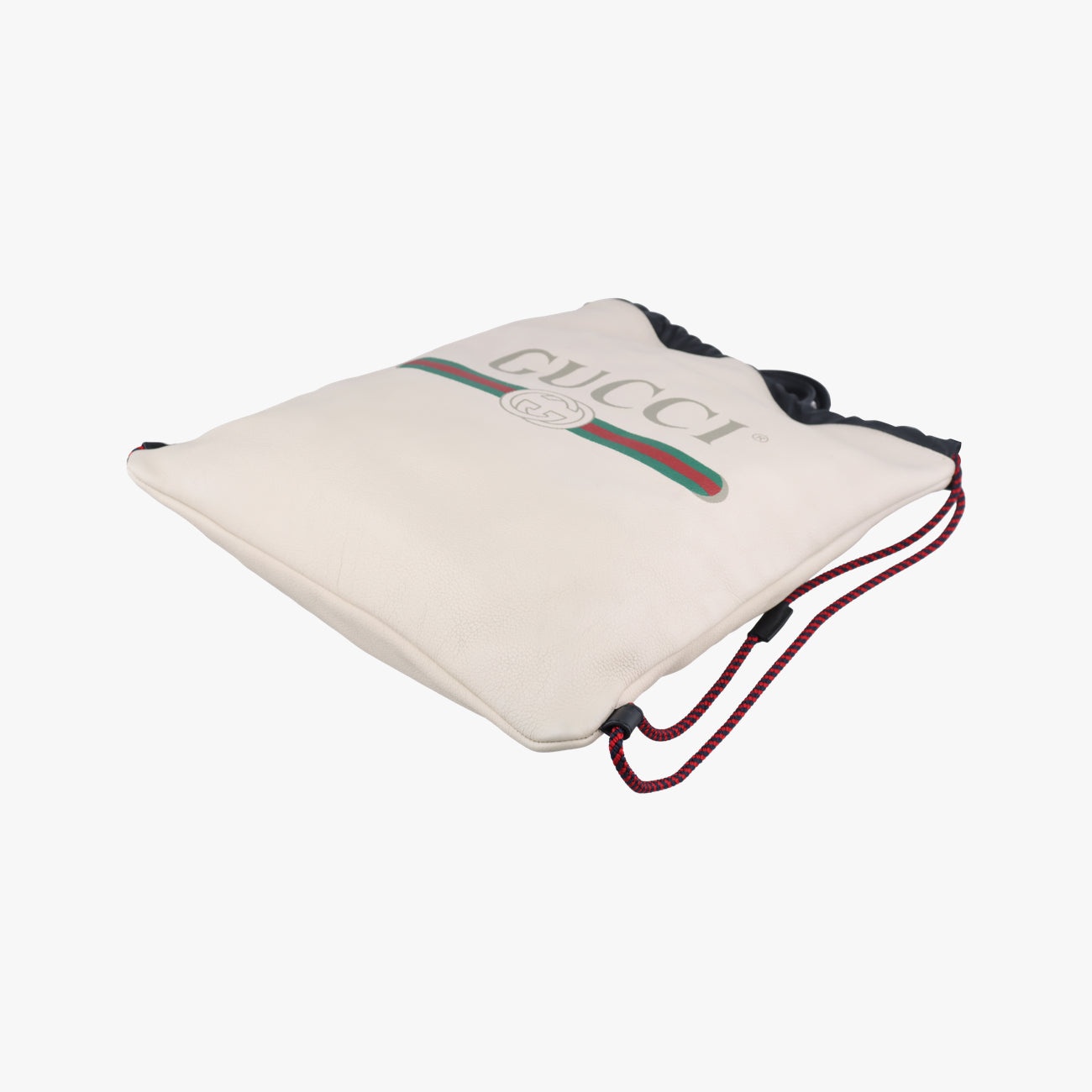 Secondhand Gucci Gucci print White Leather 494053 backpack/rucksack | stylenewstar