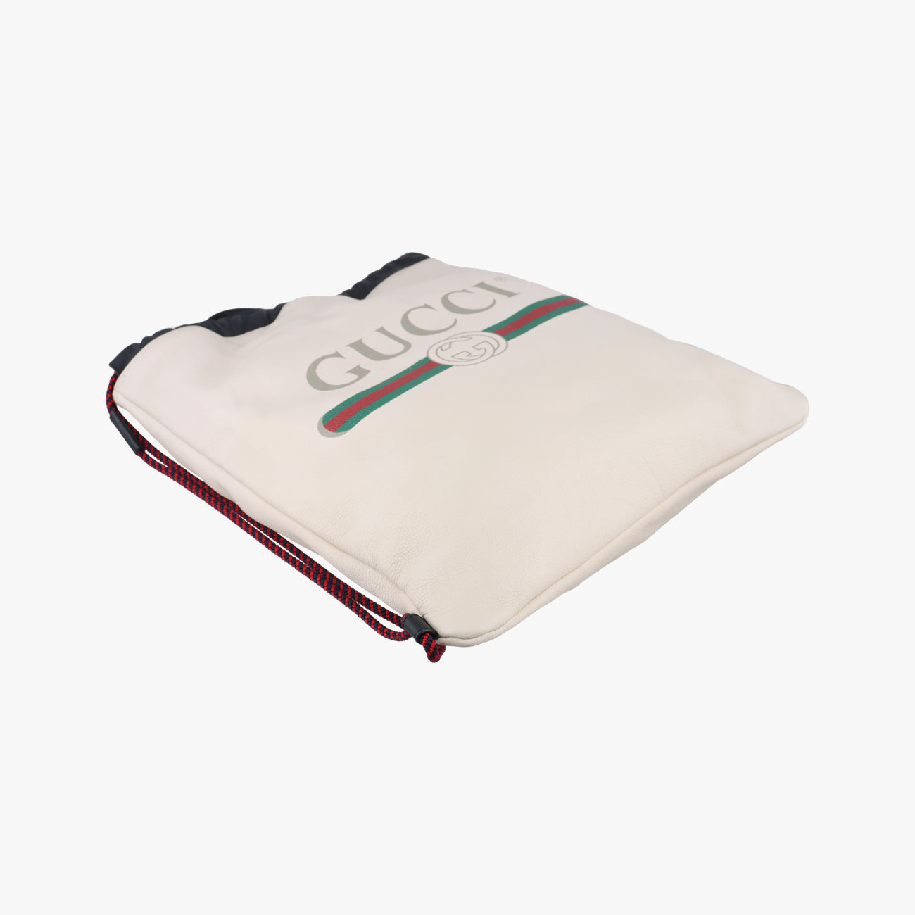 Secondhand Gucci Gucci print White Leather 494053 backpack/rucksack | stylenewstar