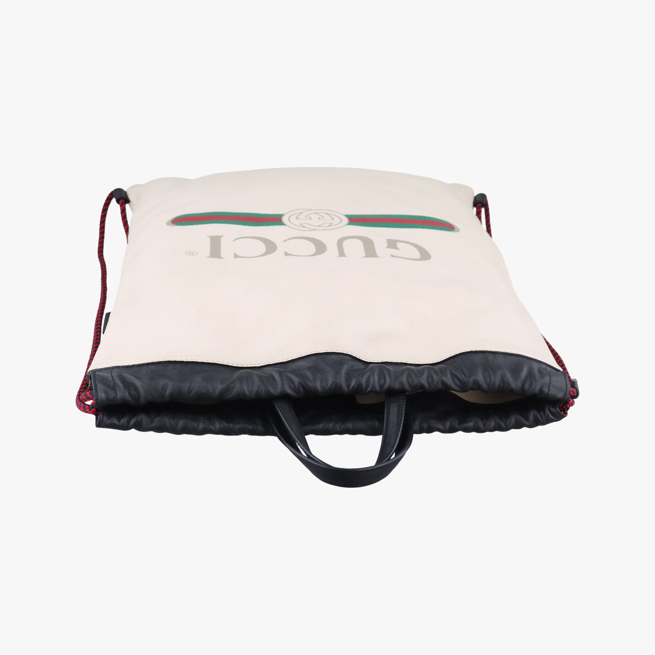 Secondhand Gucci Gucci print White Leather 494053 backpack/rucksack | stylenewstar