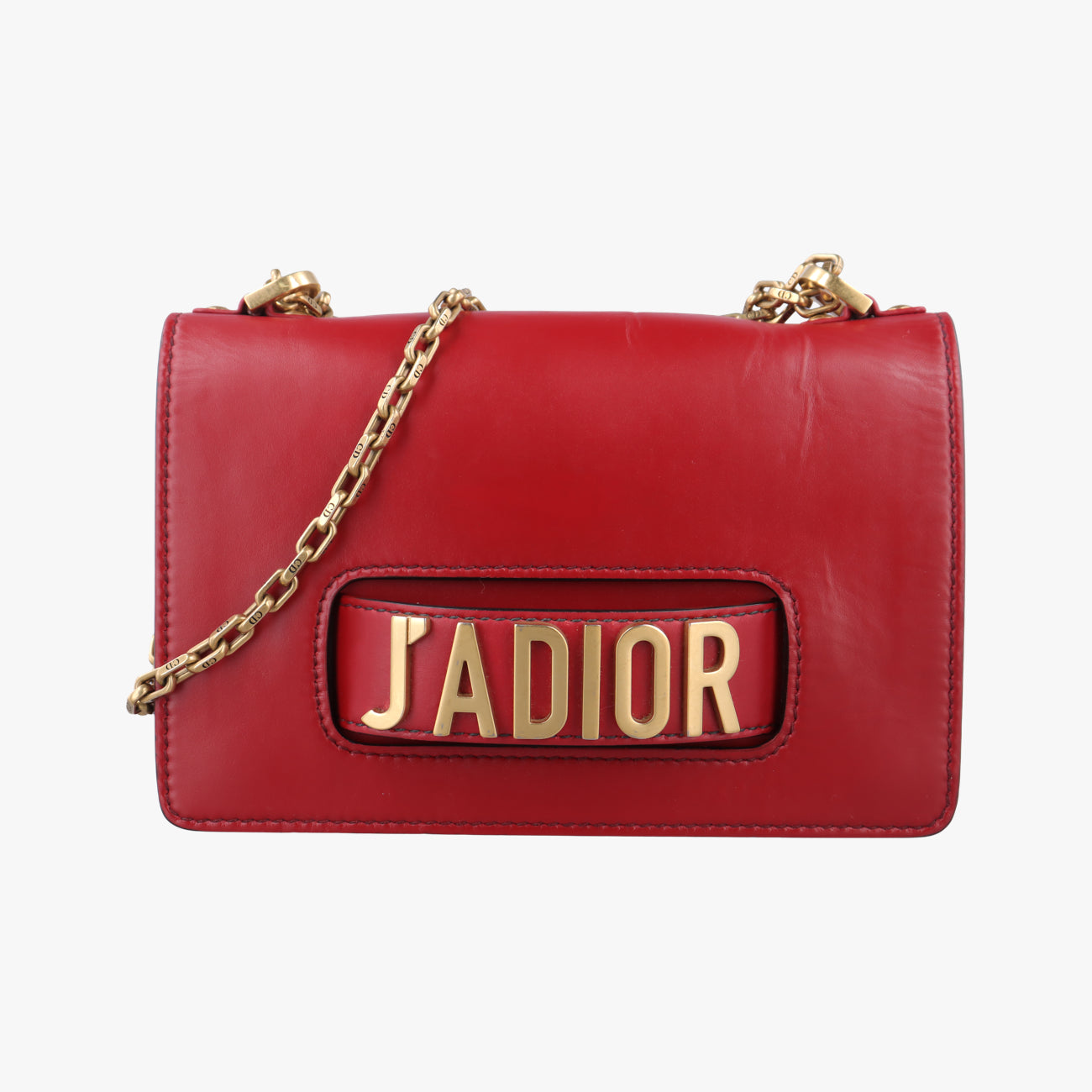 Vintage Christian Dior J'Adior Red Leather  shoulderbag | stylenewstar