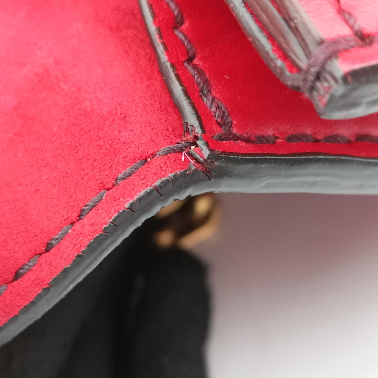 Vintage Christian Dior J'Adior Red Leather  shoulderbag | stylenewstar