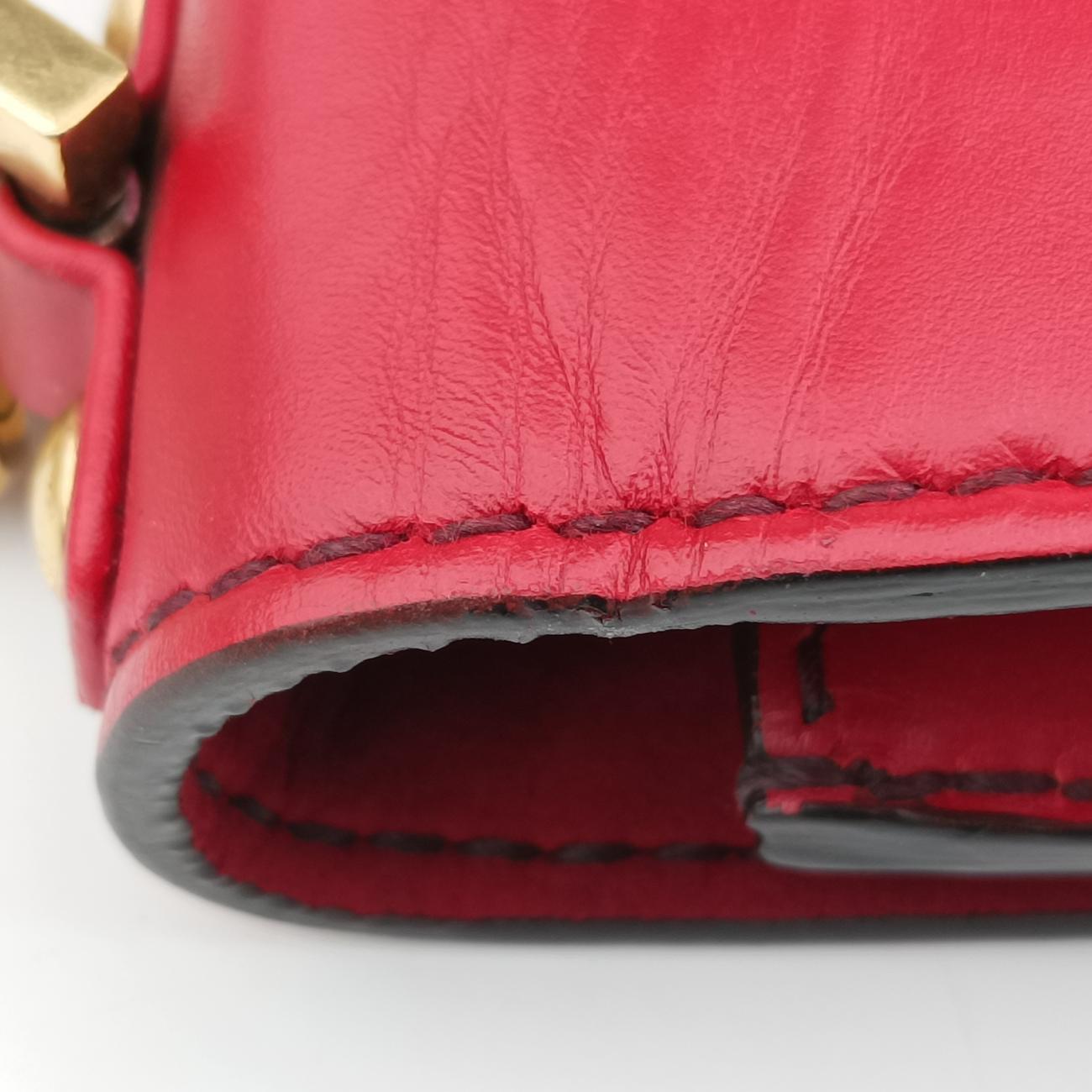 Vintage Christian Dior J'Adior Red Leather  shoulderbag | stylenewstar