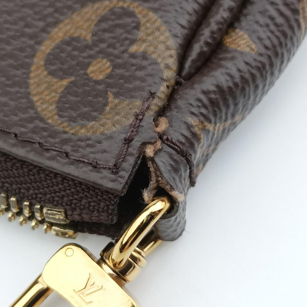 Multi Pochette Accessoir brown×khaki Monogram Canvas TA4230