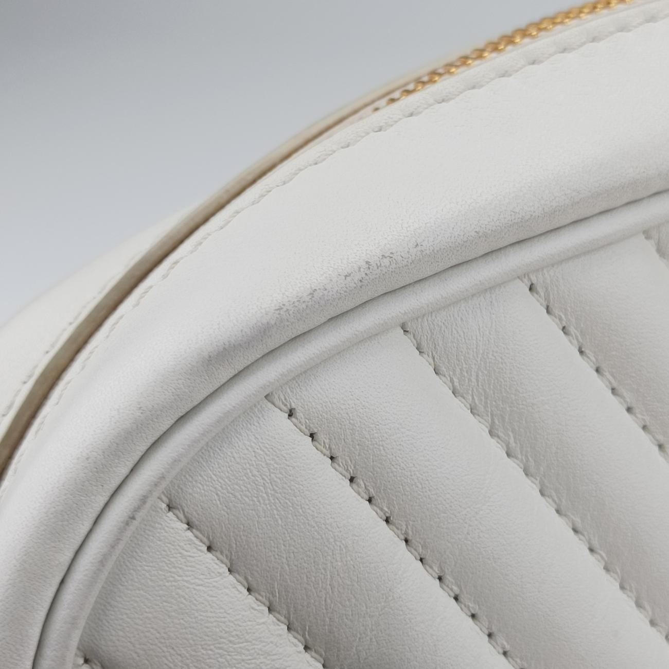 Pre-owned Louis Vuitton New Wave Camera White Leather M53863 shoulderbag | stylenewstar