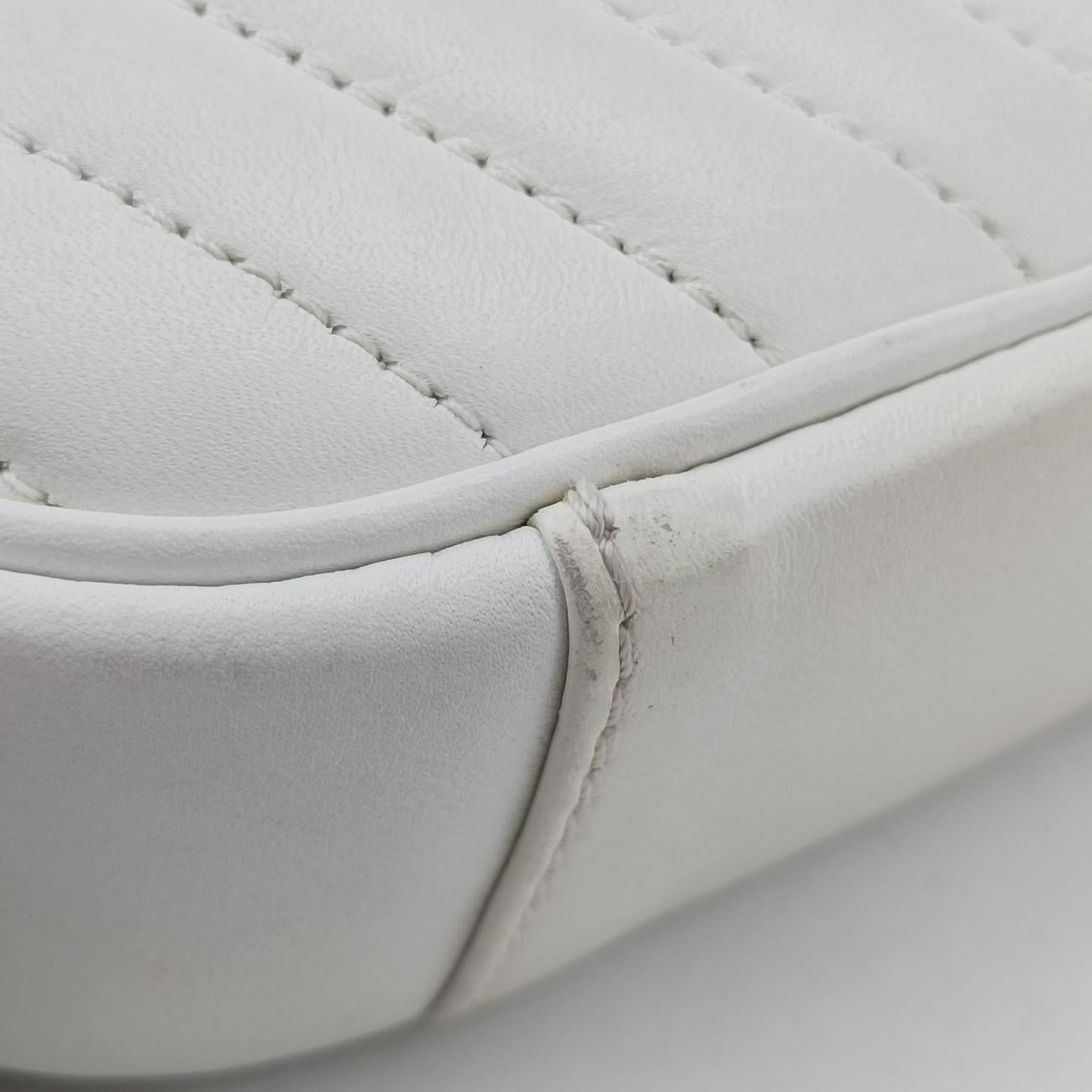 Pre-owned Louis Vuitton New Wave Camera White Leather M53863 shoulderbag | stylenewstar