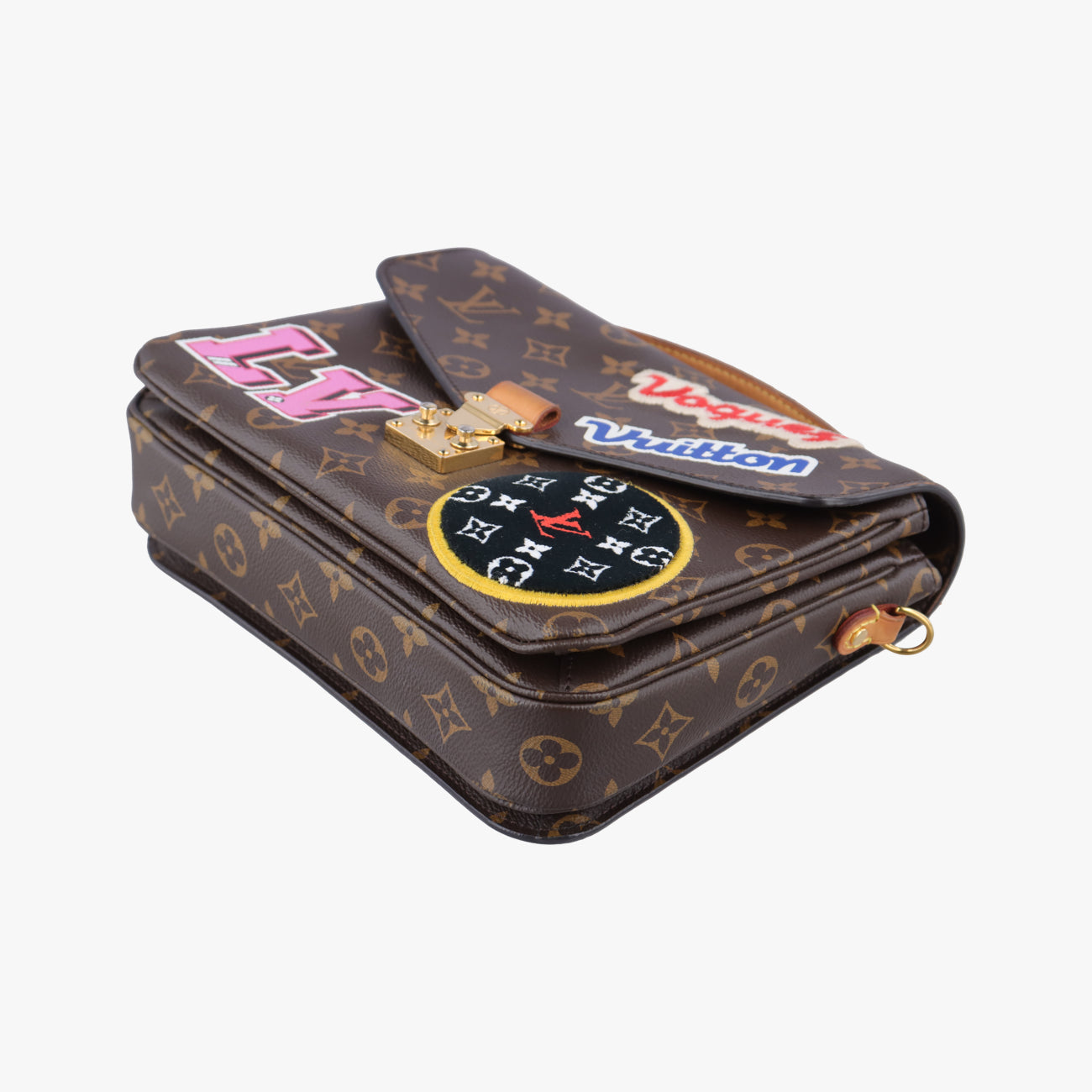 Pre-owned Louis Vuitton Pochette MéTIS MM Brown×multi Monogram Patches M43991 shoulderbag | stylenewstar