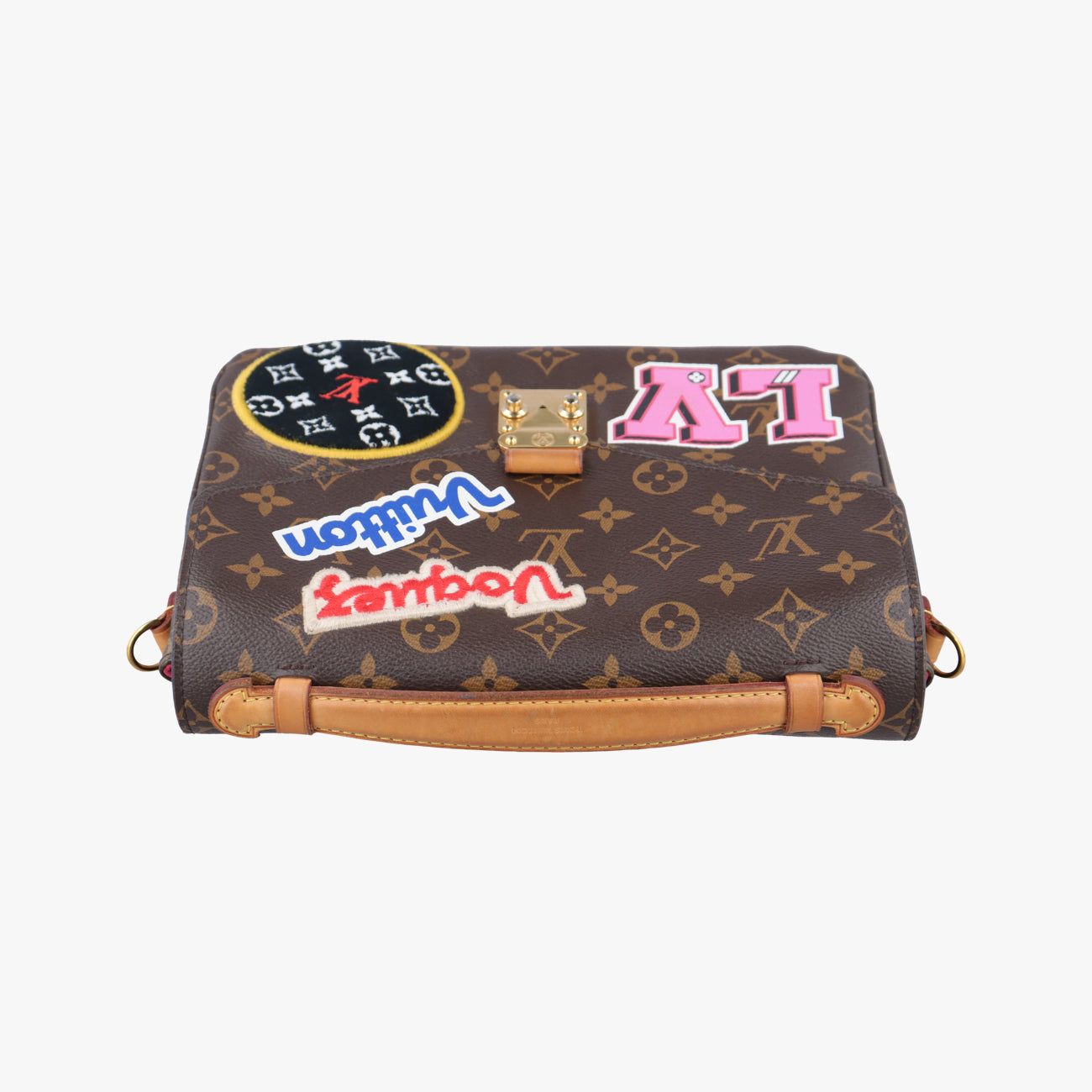 Pre-owned Louis Vuitton Pochette MéTIS MM Brown×multi Monogram Patches M43991 shoulderbag | stylenewstar