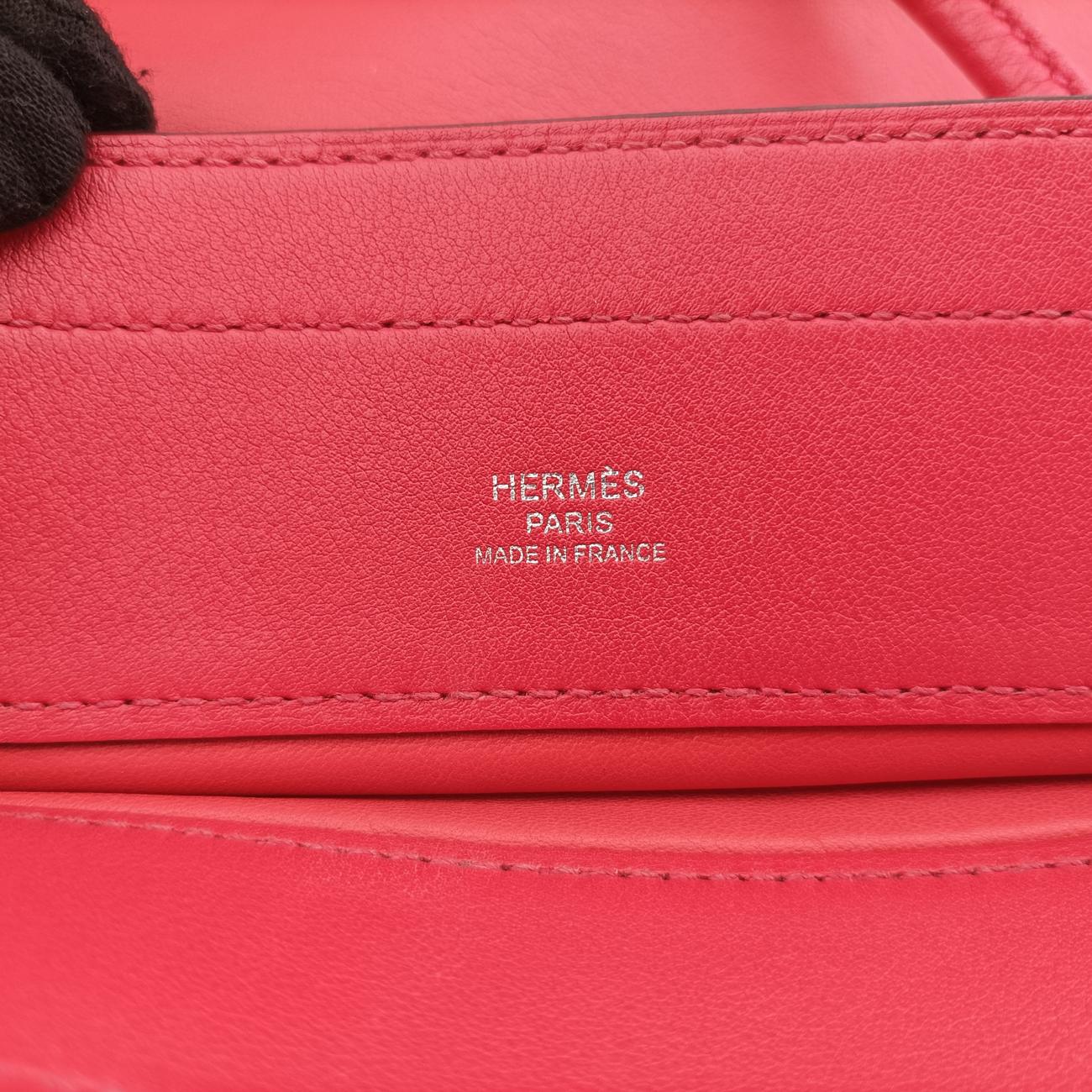 Pre-owned Hermes Sac Aline mini Pink lambskin  shoulderbag | stylenewstar