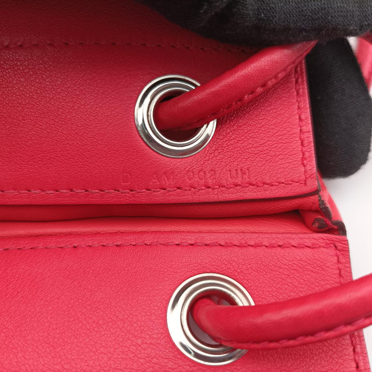 Pre-owned Hermes Sac Aline mini Pink lambskin  shoulderbag | stylenewstar