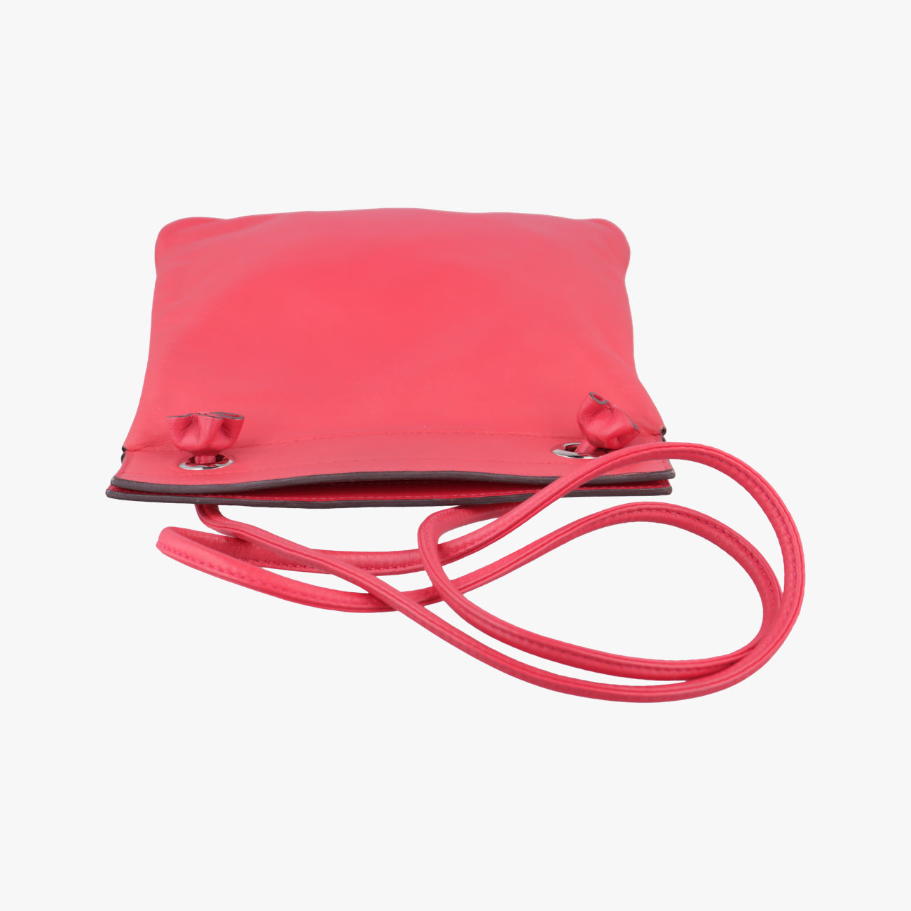 Pre-owned Hermes Sac Aline mini Pink lambskin  shoulderbag | stylenewstar