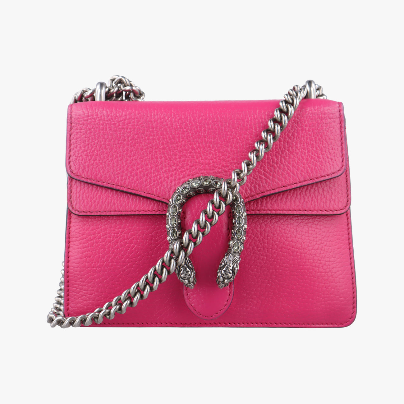 Pre-owned Gucci Dionysus Pink Leather 421970 shoulderbag | stylenewstar