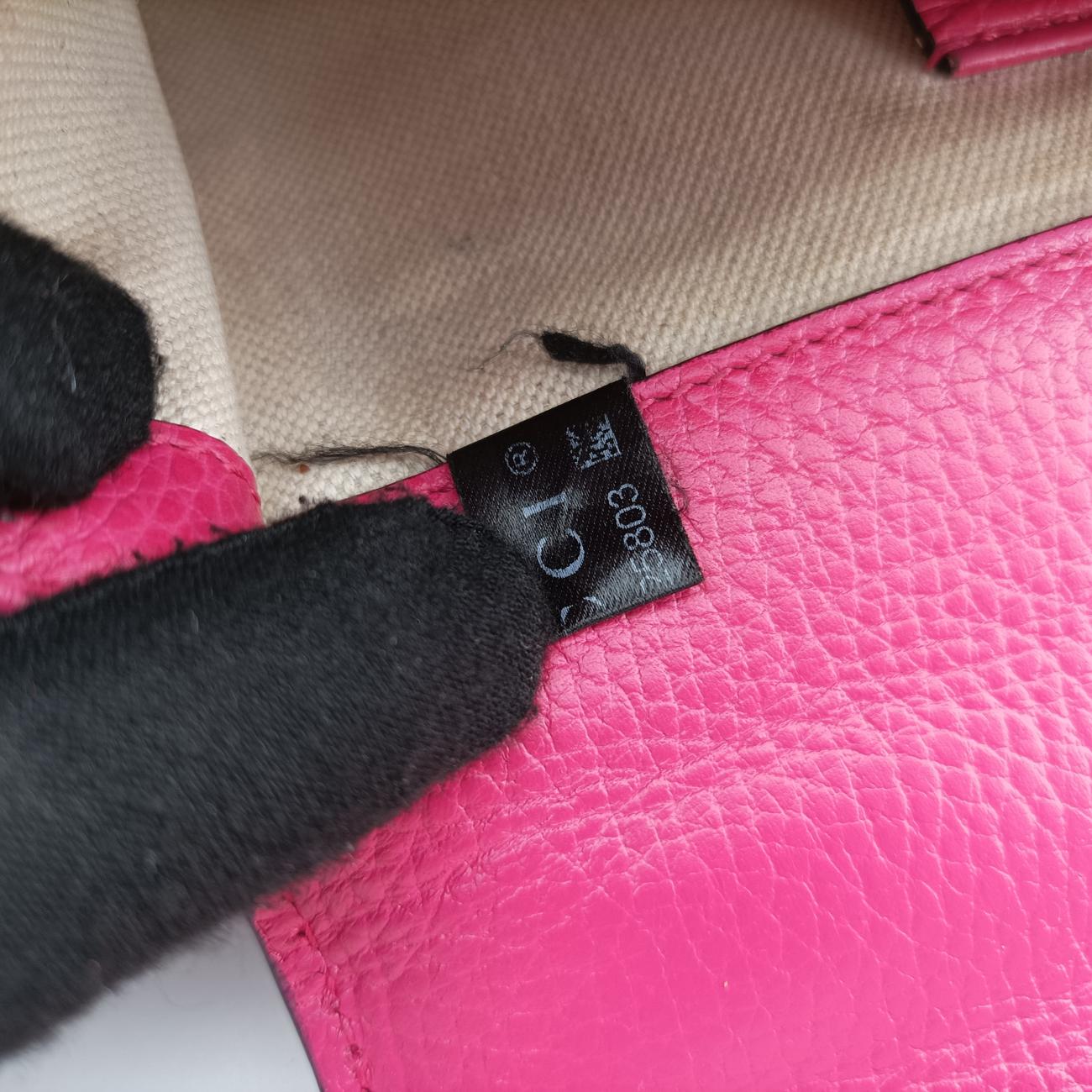 Pre-owned Gucci Dionysus Pink Leather 421970 shoulderbag | stylenewstar