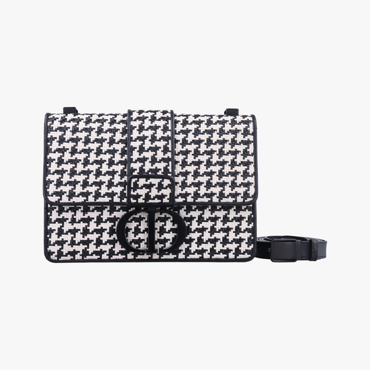 Pre-owned Christian Dior Montaigne Herringbone Multicolour Leather  shoulderbag | stylenewstar