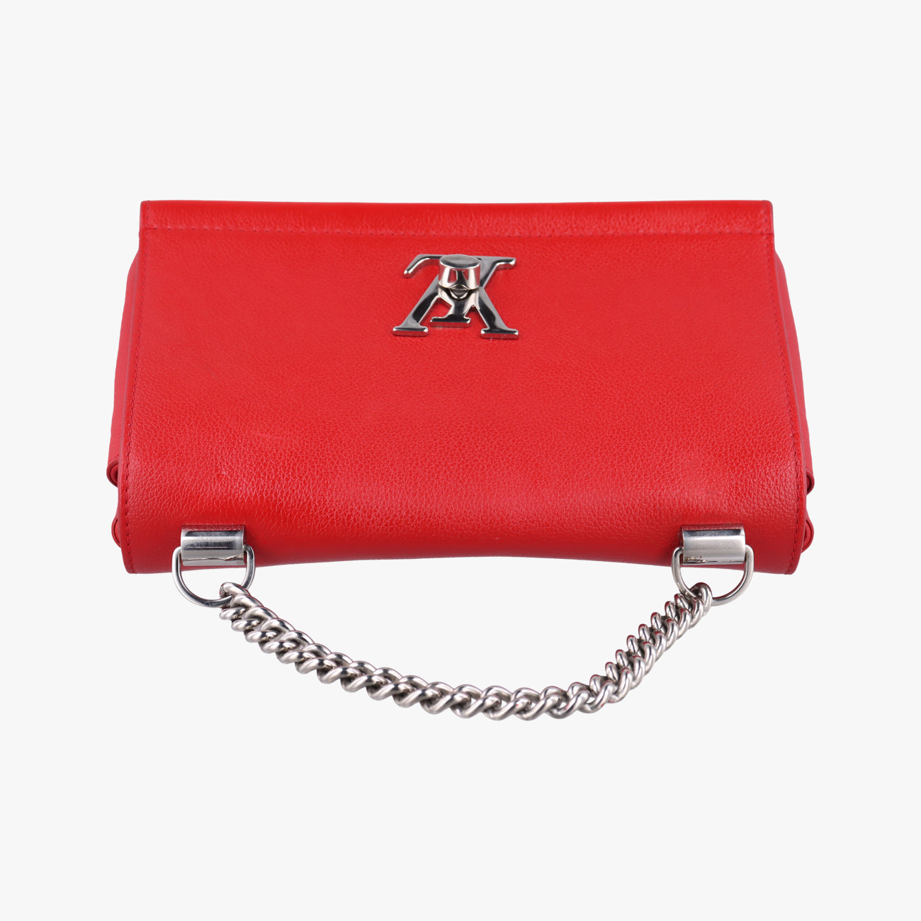 Pre-owned Louis Vuitton Lock Me II BB Ruby Leather M51202 shoulderbag | stylenewstar