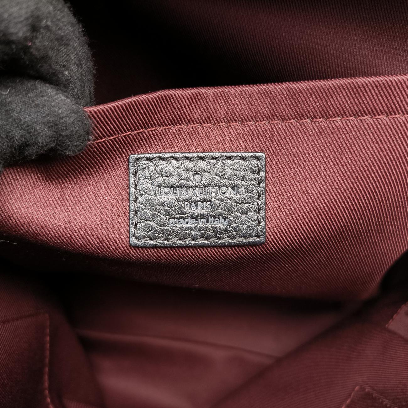 Pre-owned Louis Vuitton ARMAND Noir Taurillon Leather M42687 backpack/rucksack | stylenewstar