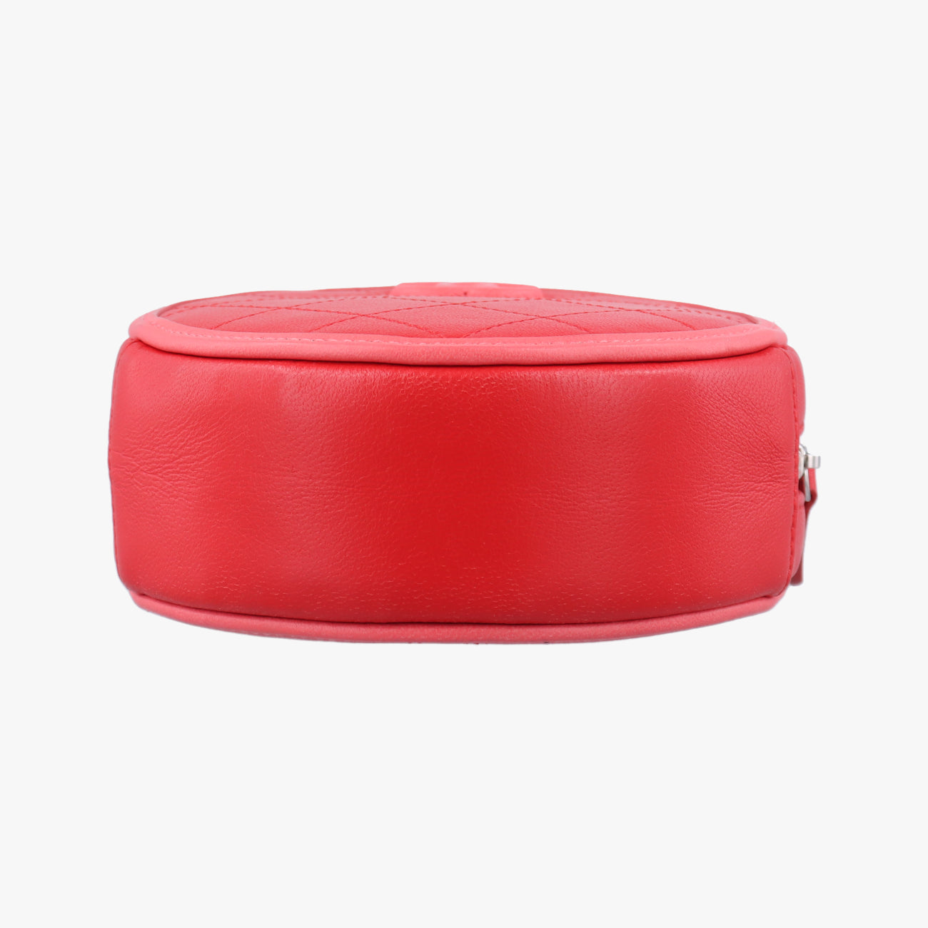 Pre-owned Chanel Color Pop CC Round Red / Pink lambskin AP0060 shoulderbag | stylenewstar