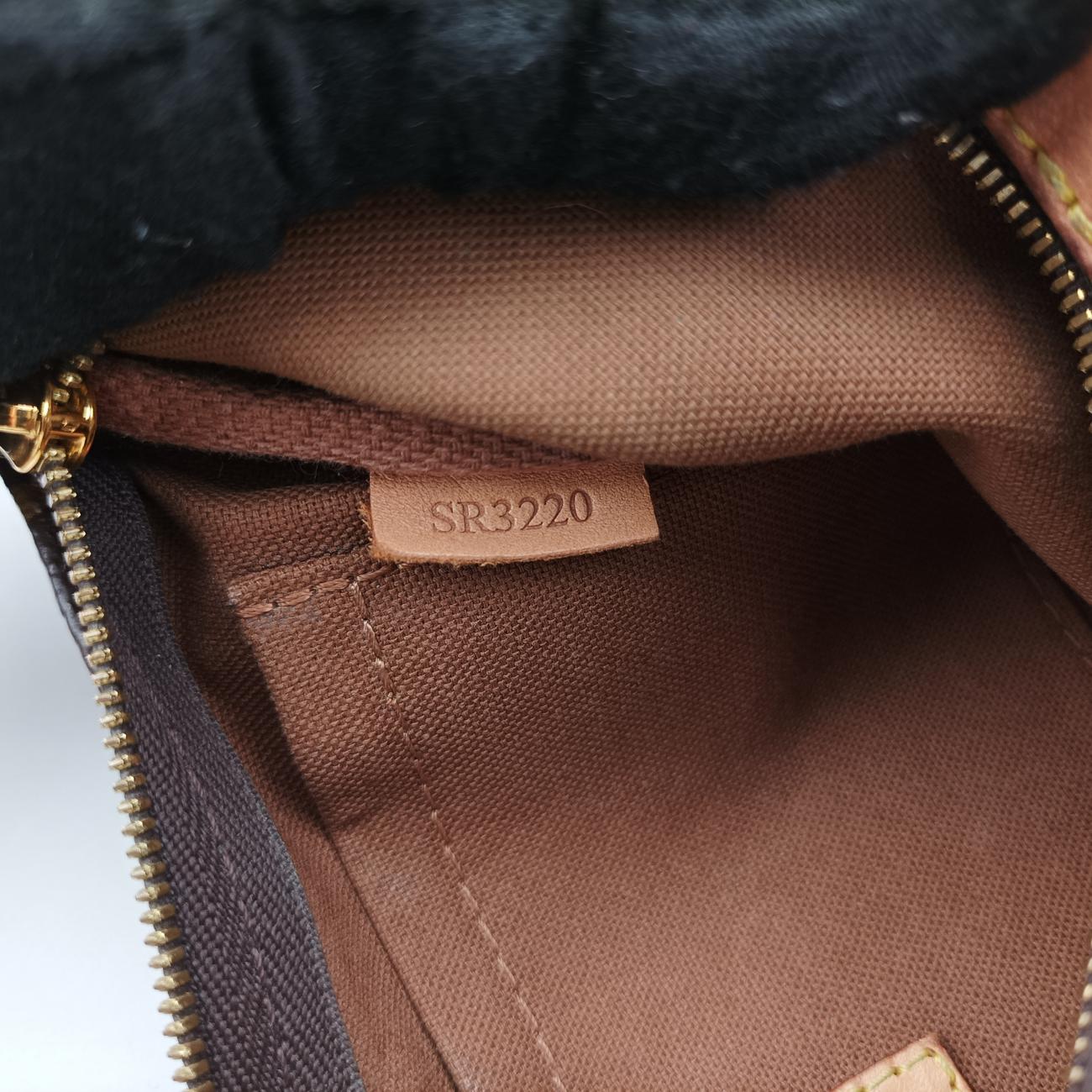 Pre-owned Louis Vuitton MULTI POCHETTE ACCESSOIRES MARRON×ROSE CLAIRE Monogram Canvas M44840 shoulderbag | stylenewstar