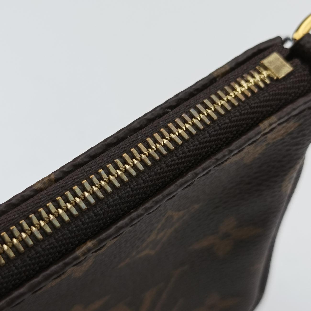 Pre-owned Louis Vuitton MULTI POCHETTE ACCESSOIRES MARRON×ROSE CLAIRE Monogram Canvas M44840 shoulderbag | stylenewstar