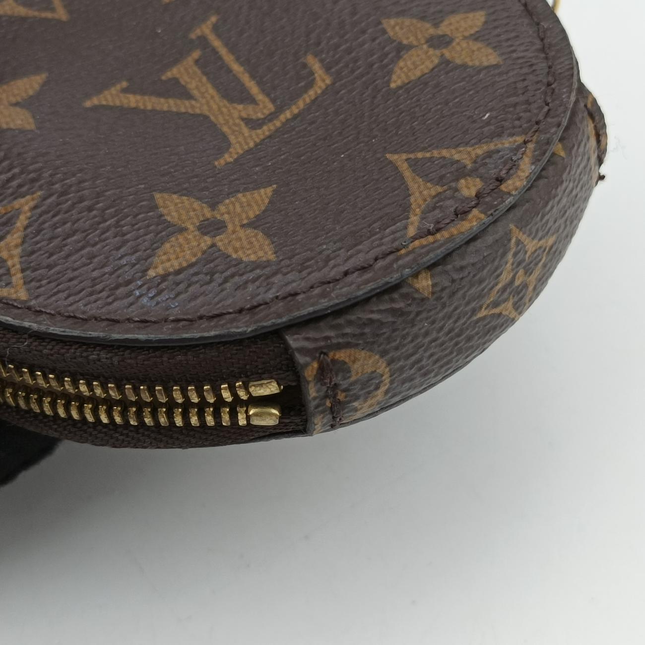 Pre-owned Louis Vuitton MULTI POCHETTE ACCESSOIRES MARRON×ROSE CLAIRE Monogram Canvas M44840 shoulderbag | stylenewstar